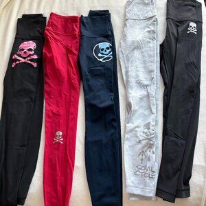 Soulcycle x Lululemon Wunder Under 25/28" leggings